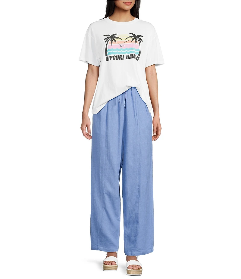 Rip Curl Premium Holiday Barrel Linen Blend Pants
