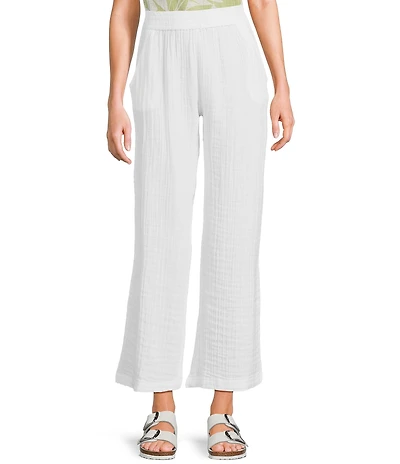 Rip Curl Premium Surf Beach High Rise Wide Leg Gauze Weave Coordinating Pants