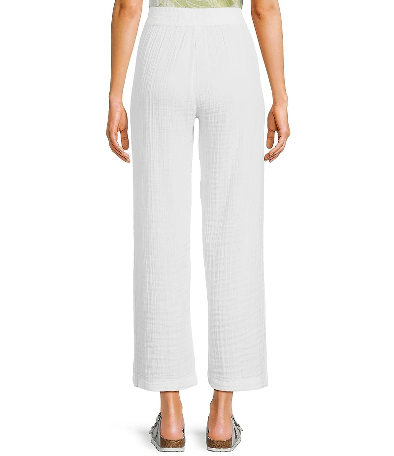 Rip Curl Premium Surf Beach High Rise Wide Leg Gauze Weave Coordinating Pants
