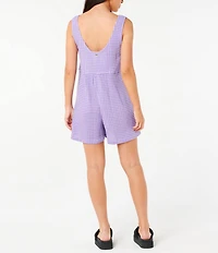 Rip Curl Premium Surf Gingham Sleeveless Romper