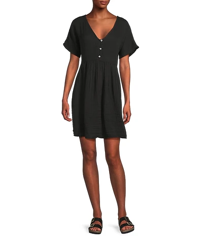 Rip Curl Premium Surf Short Sleeve Fit and Flare Dress