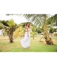 Rip Curl Premium Surf Strapless Open Cut Out Back Maxi Dress