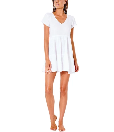 Rip Curl Premium Surf Gauze Tiered Dress