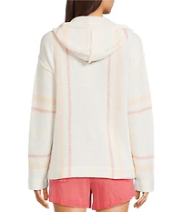 Rip Curl Revival Striped Knit Poncho