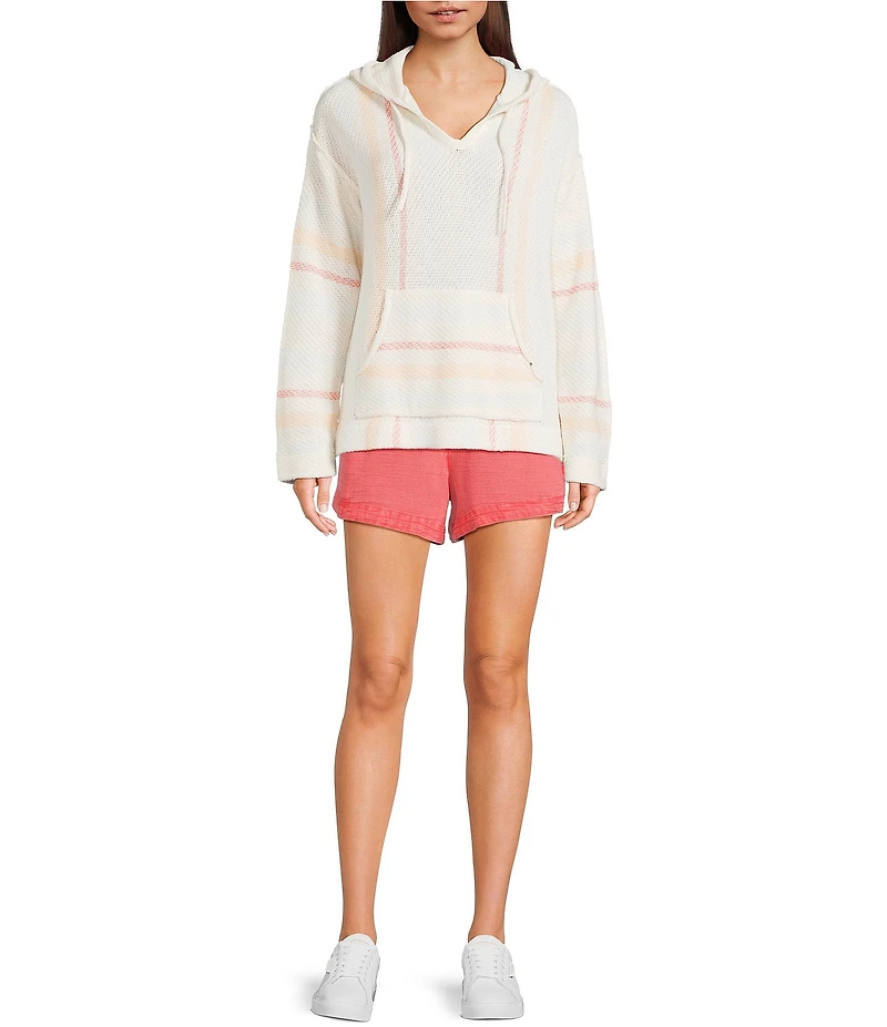 Rip Curl Revival Striped Knit Poncho