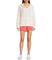 Rip Curl Revival Striped Knit Poncho
