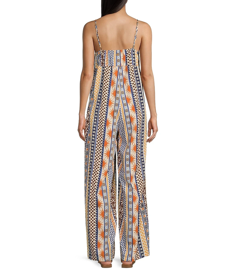 Rip Curl San Carlos Tie-Front Sleeveless Jumpsuit