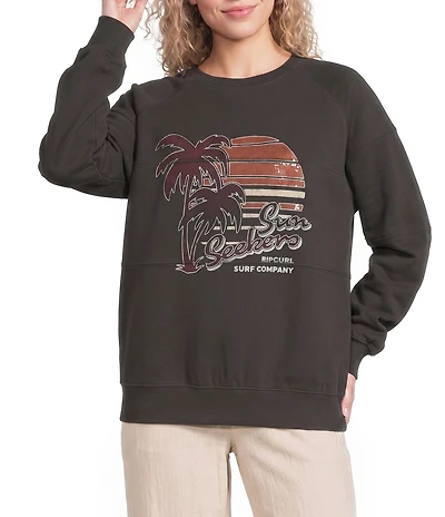 Rip Curl Seeker Raglan Sleeve Sweatshirt
