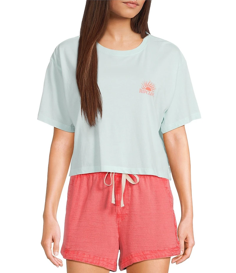 Rip Curl Sunrise Short Sleeve Cropped T-Shirt