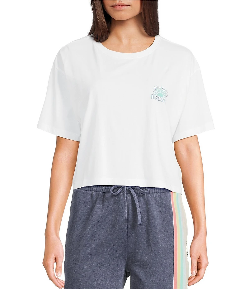 Rip Curl Sunrise Short Sleeve Cropped T-Shirt