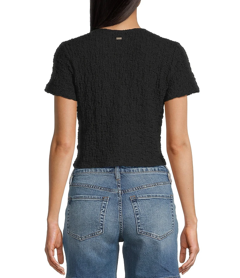 Rip Curl Sunset Luau Tex Short Sleeve Cropped T-Shirt
