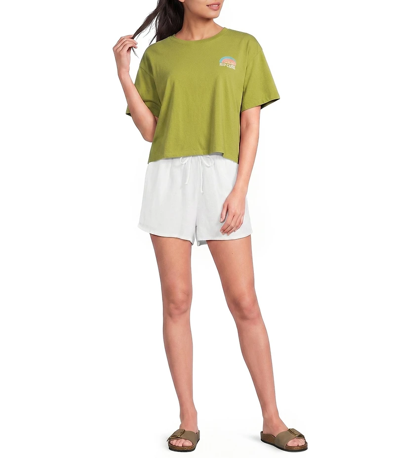 Rip Curl Surf Side Short Sleeve Cropped T-Shirt