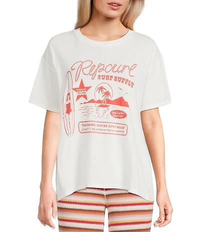 Rip Curl Surf Supply Short Sleeve Relaxed Fit Jersey T-Shirt
