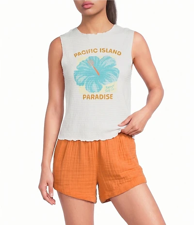Rip Curl Topanga Canyon Shirred Tank