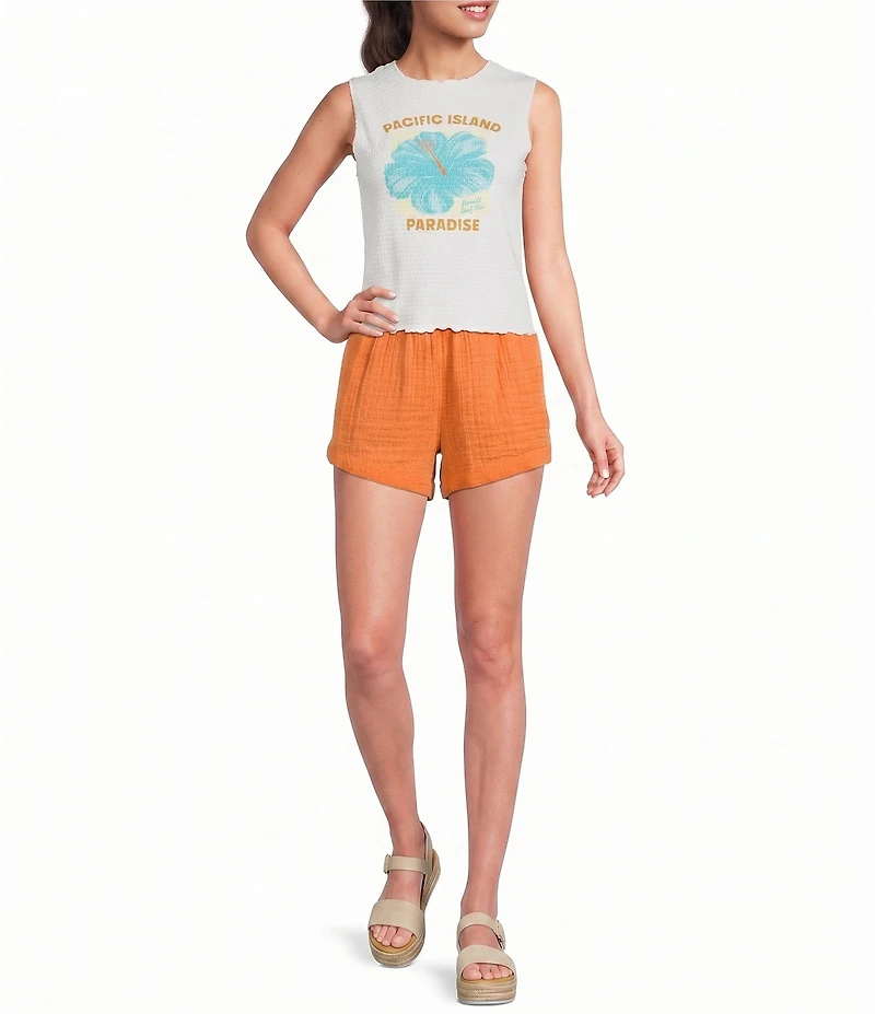 Rip Curl Topanga Canyon Shirred Tank