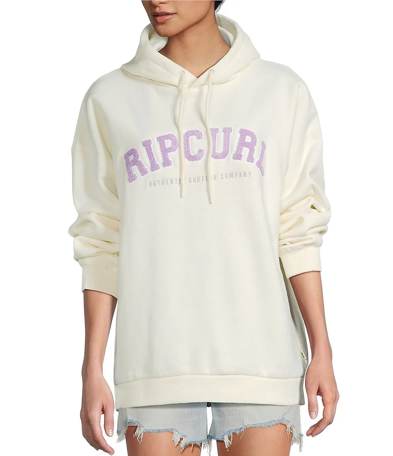 Rip Curl Varsity Long Sleeve Fleece Coordinating Hoodie