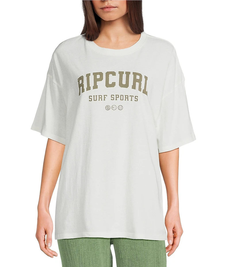 Rip Curl Varsity Sports Short Sleeve T-Shirt