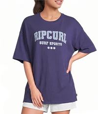 Rip Curl Varsity Sports Short Sleeve T-Shirt