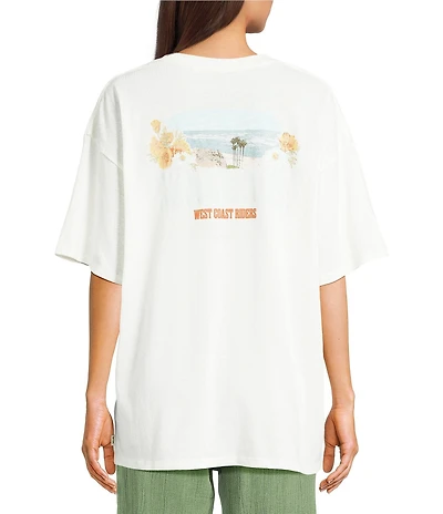 Rip Curl West Coast Heritage Bone Short Sleeve T-Shirt
