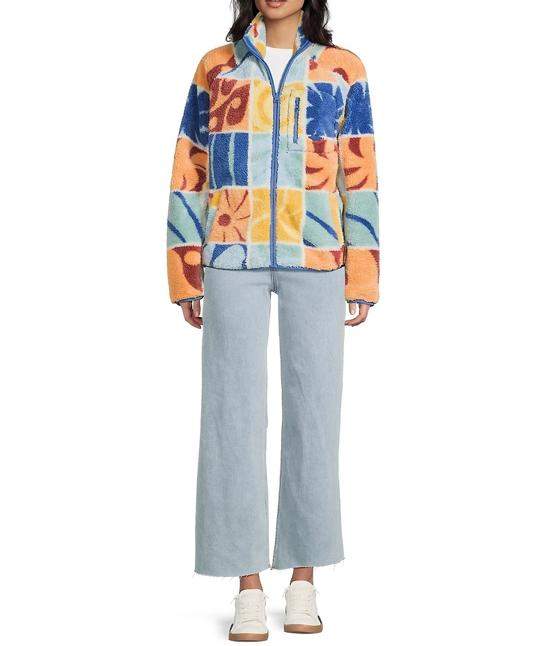 Rip Curl Williams Long Sleeve Yardage Printed Microfleece Jacket