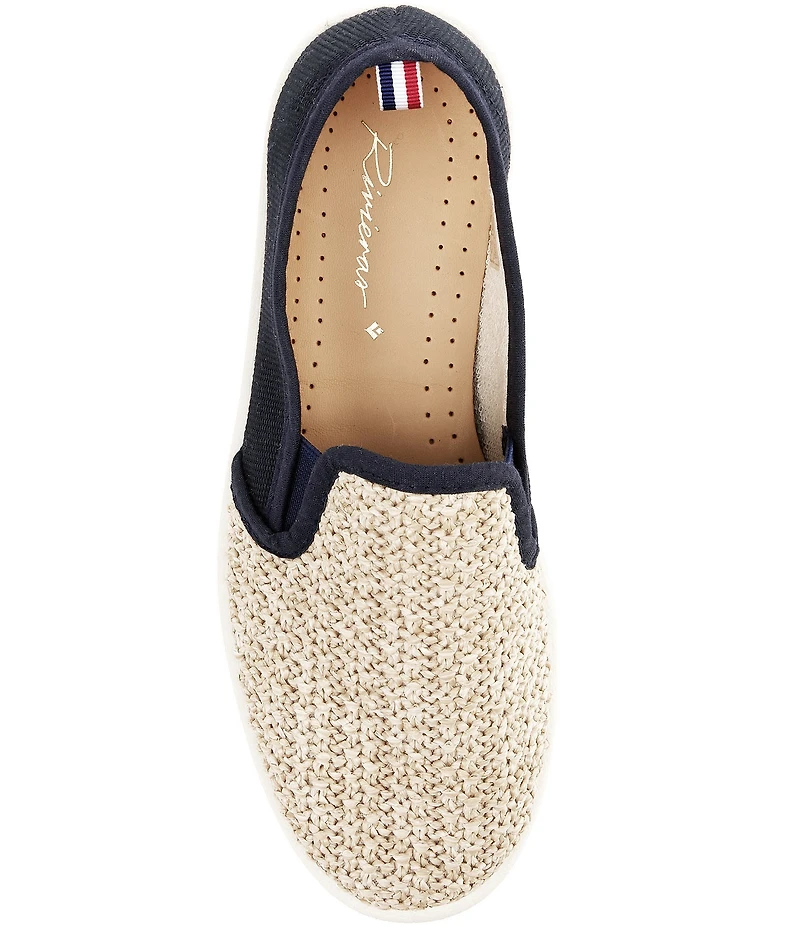 Rivieras Boys' Classic Cotton Raffia Slip-Ons (Toddler)