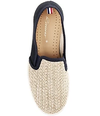 Rivieras Boys' Classic Cotton Raffia Slip-Ons (Toddler)