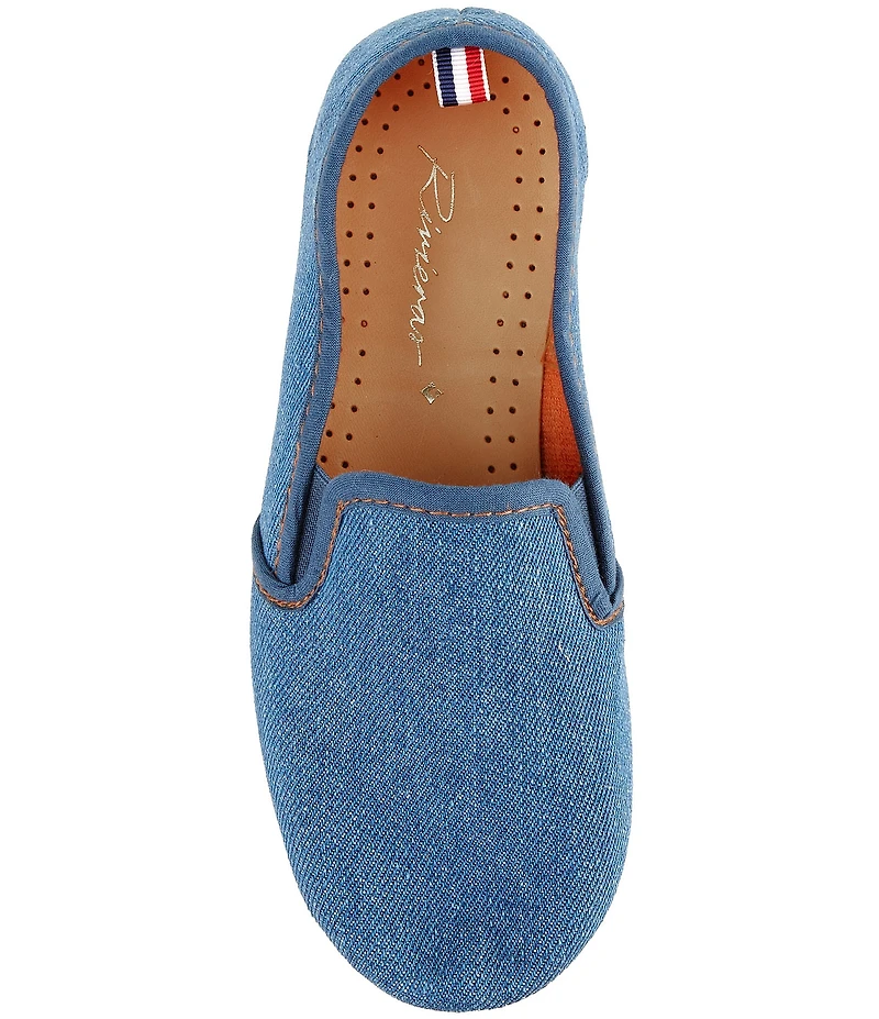 Rivieras Boys' Classic Denim Canvas Slip-Ons (Toddler)