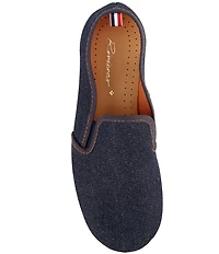 Rivieras Boys' Classic Denim Canvas Slip-Ons (Toddler)