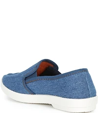 Rivieras Boys' Classic Denim Canvas Slip-Ons (Youth)