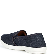 Rivieras Boys' Classic Denim Canvas Slip-Ons (Youth)
