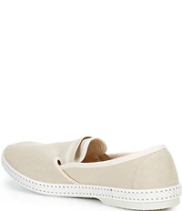 Rivieras Men's Canvas Oxford Stripe Slip-On Loafers
