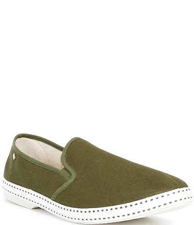 Rivieras Men's Classic Canvas Slip-On Loafers