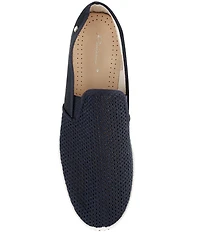 Rivieras Men's Classic Cotton Canvas Mesh Slip-On Loafers