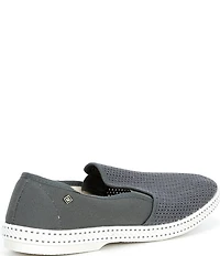 Rivieras Men's Classic Cotton Canvas Mesh Slip-On Loafers