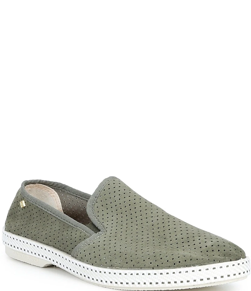 Rivieras Men's Classic Suede Slip-On Loafers