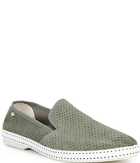Rivieras Men's Classic Suede Slip-On Loafers