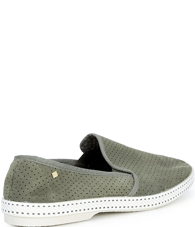 Rivieras Men's Classic Suede Slip-On Loafers