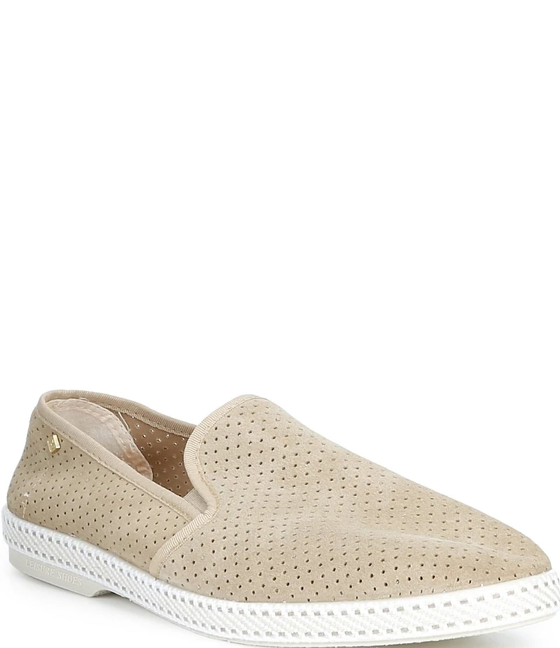 Rivieras Men's Classic Suede Slip-On Loafers