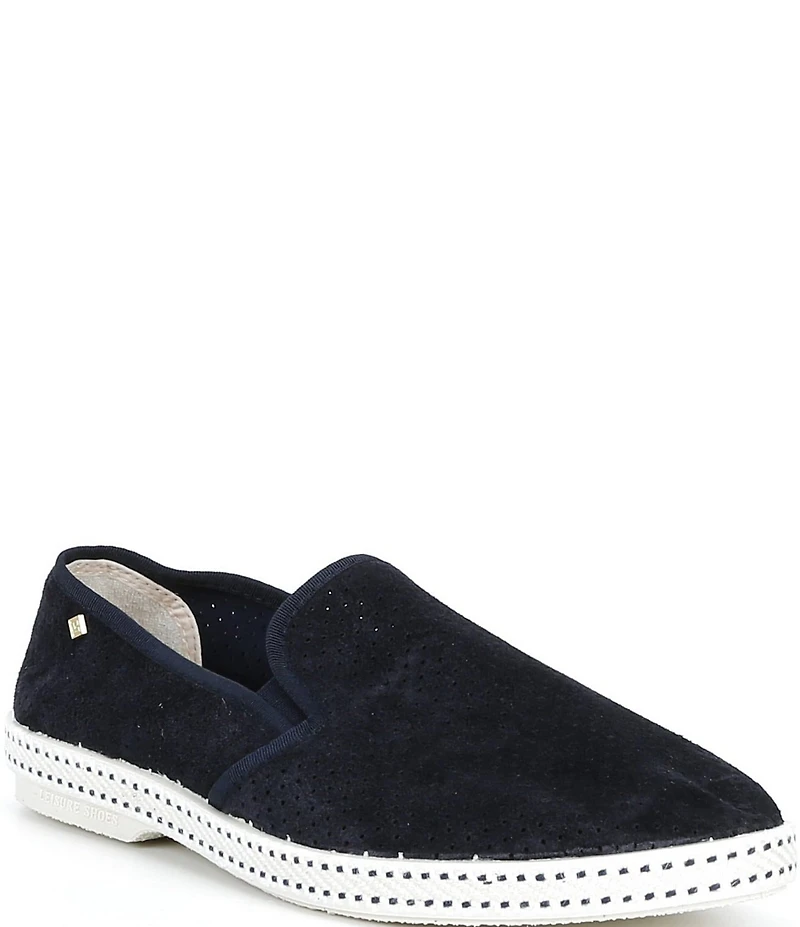 Rivieras Men's Classic Suede Slip-On Loafers