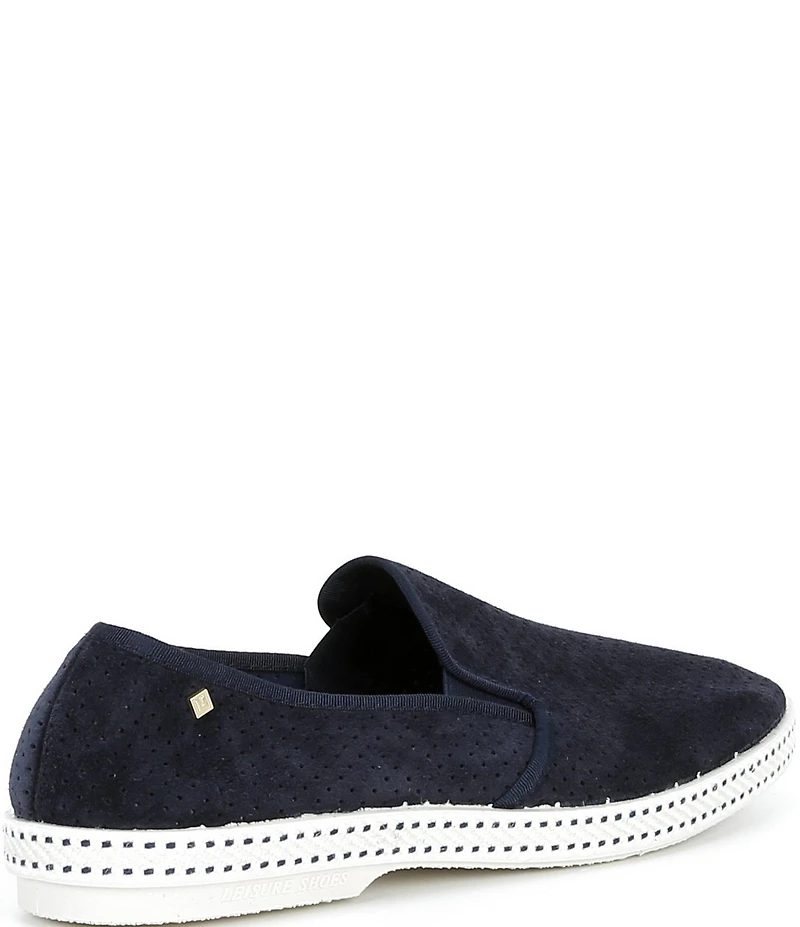 Rivieras Men's Classic Suede Slip-On Loafers