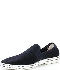Rivieras Men's Classic Suede Slip-On Loafers