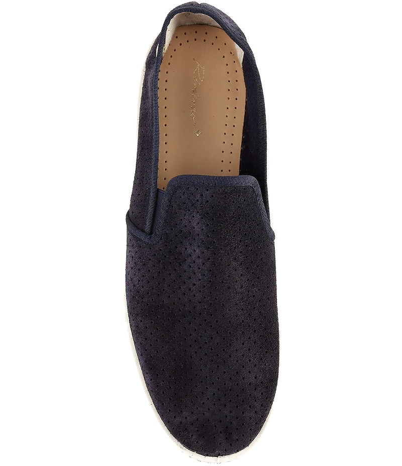 Rivieras Men's Classic Suede Slip-On Loafers