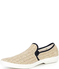 Rivieras Men's Raffia Slip-On Loafers
