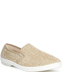Rivieras Men's Raffia Slip-On Loafers