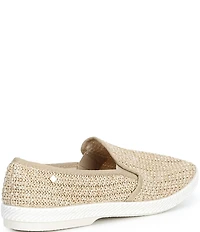 Rivieras Men's Raffia Slip-On Loafers