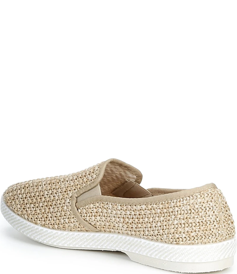 Rivieras Men's Raffia Slip-On Loafers