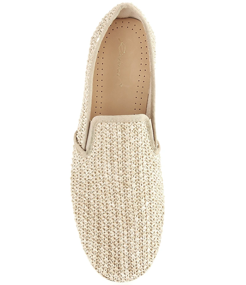 Rivieras Men's Raffia Slip-On Loafers