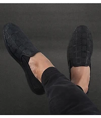 Rivieras Men's Textured Raffia Slip-On Loafers