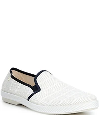 Rivieras Men's Textured Raffia Slip-On Loafers