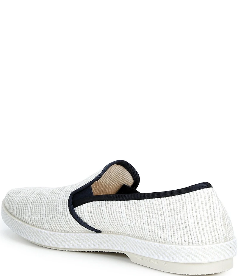 Rivieras Men's Textured Raffia Slip-On Loafers